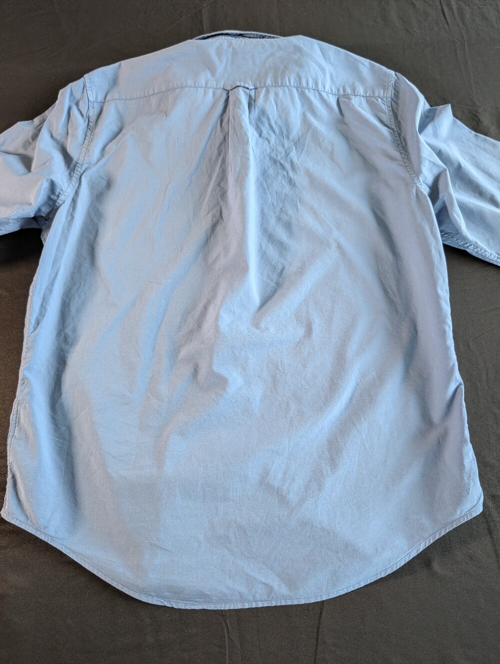 Lacoste Blue Long Sleeve Button Up Shirt Men's Size 42 - Picture 9 of 9